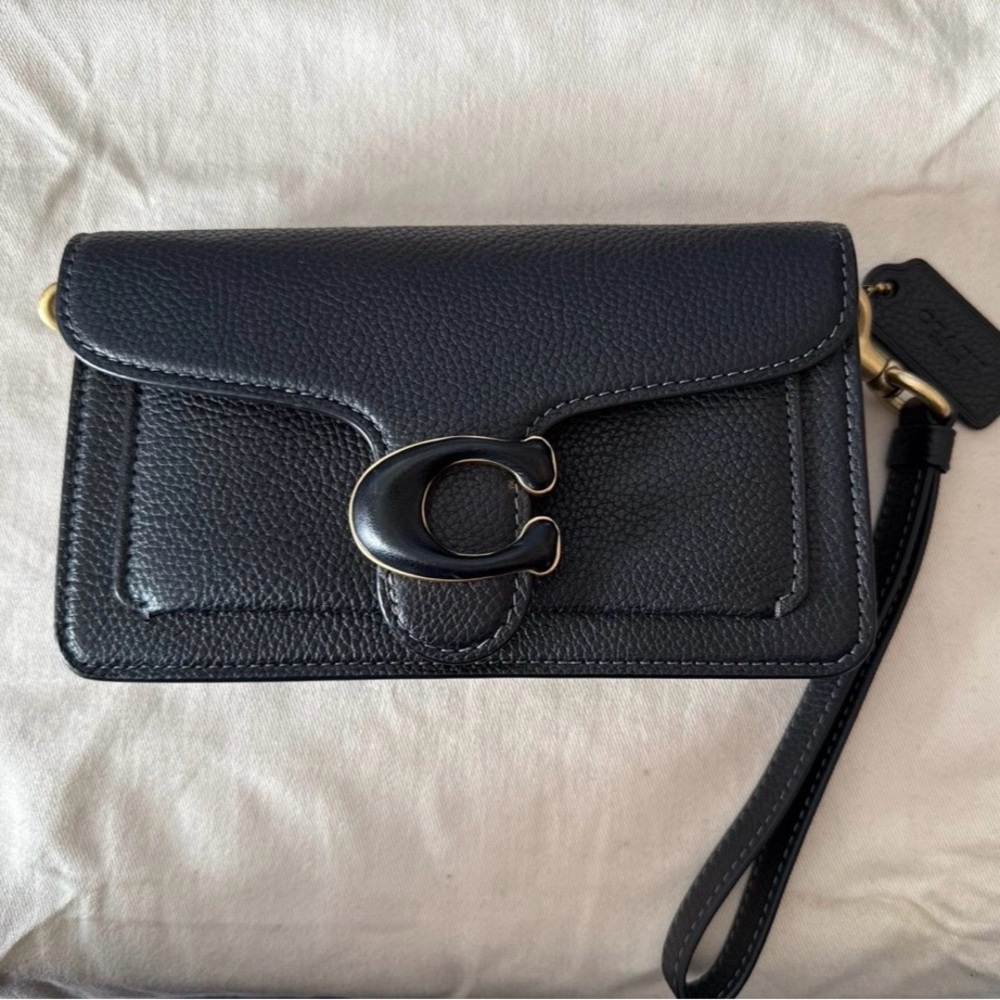 Coach Tabby Black Crossbody Wristlet
